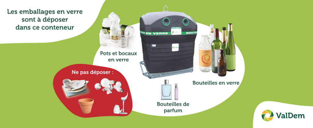 Tri du verre sur le territoire Vendômois