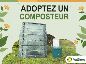 Ventes spéciales de composteurs en déchetteries - ValDem